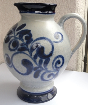 Westerwald Keramik - Vase - Bodenvase - Krug - Manufaktur Knödgen Bild 2