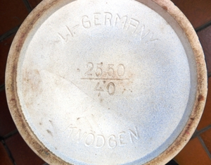 Westerwald Keramik - Vase - Bodenvase - Krug - Manufaktur Knödgen Bild 3