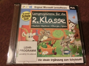 Lernsoftware 2.Klasse /PC CD-ROM / Deutsch,Rechnen,Übungen,Spiele