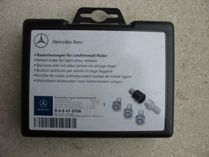 Mercedes-Benz Radsicherungssatz B66470156 für Leichtmetallräder Bild 3