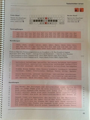 Buch Textverarbeitung 1 Tastenschreiben an Textsystemen Bild 3