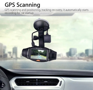 Dashcam in HD Qualität mit 2 Kameras, GPS und G-Sensor neuwertig Bild 2