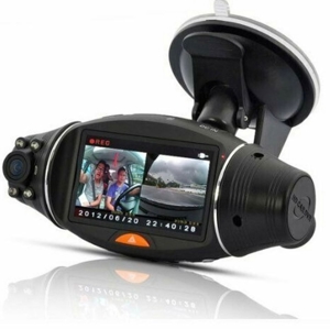 Dashcam in HD Qualität mit 2 Kameras, GPS und G-Sensor neuwertig Bild 1
