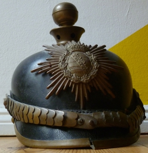 Sachsen Pickelhaube Mannschaften Infanterie 6B 1913 55