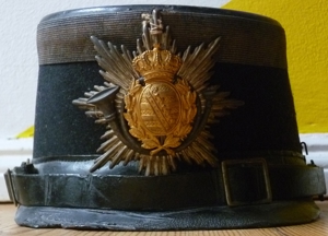 Sachsen Tschako Mannschaften Jäger Schützen Füsiliere