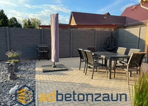 Betonzäune Zaun Sichtschutz Gartenzaun Moderne Betonzaun