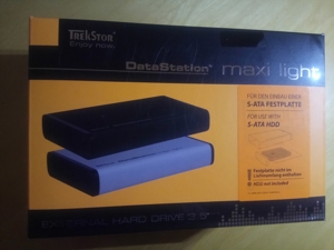 Trekstor DataStation Maxi Light für den Einbau einer S-ATA Festplatte (black)