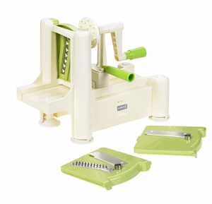 Lurch Spirali Spiralschneider grün / crème