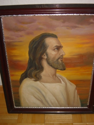 Jesus von Nazareth -Ölbild ca.60 x 50 cm Bild 5