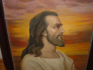Jesus von Nazareth -Ölbild ca.60 x 50 cm Bild 2