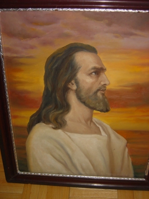Jesus von Nazareth -Ölbild ca.60 x 50 cm Bild 4