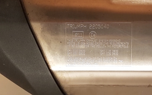 Auspuff Triumph Tiger xcx - original Bild 3 Auspuff Triumph Tiger xcx - original Bild 3