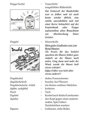 Mundart Wörterbuch der Region Hochwald, Mosel, Saar und Eifel Bild 2