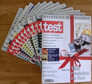 Stiftung Warentest - test - komplette Jahrgänge, Testhefte