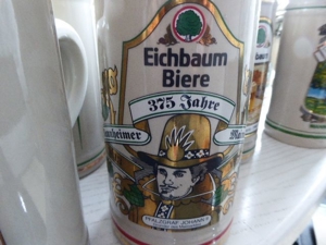 18 Eichbaum Bierkrüge Maimarkt Mannheim Bild 2
