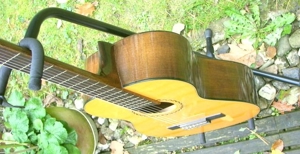 Schöne 3/4 Konzertgitarre klassische Nylonsaiten Gitarre im Vogelsberg zu verkaufen Bild 7
