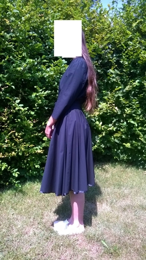 Sehr schönes Abendkleid / Konfirmationskleid; schwarz; gut erhalten; Alba Moda (Otto Versand) Bild 3