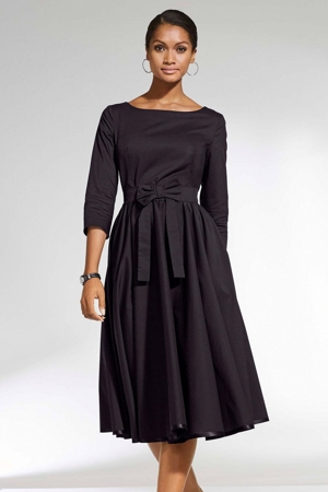 Sehr schönes Abendkleid / Konfirmationskleid; schwarz; gut erhalten; Alba Moda (Otto Versand) Bild 5