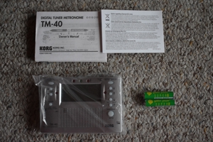 Korg TM-40 Stimmgerät und Metronom - kaum benutzt - in OVP - Bild 4