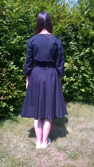 Sehr schönes Abendkleid / Konfirmationskleid; schwarz; gut erhalten; Alba Moda (Otto Versand) Bild 4
