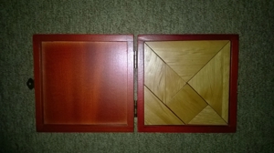 Tangram aus Holz in Holzbox Bild 1