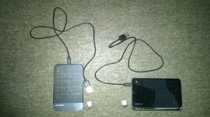 TouchPads Lofree MT-100 und MT-200; wireless/kabellos; WIndows 8 compatible; int. Akku; USB-Ladekab. Bild 1