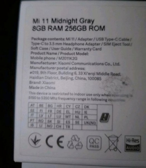 Xiaomi Mi 11 midnight grey wie Neu-Bitte lesen! Bild 2