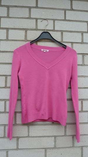 Pullover pink, V-Ausschnitt, Dream Girl, 90% Viskose, Gr. S Bild 1