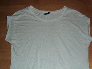 T-Shirt von Janina, wollweiß mit Muster, Gr. 42 Bild 2