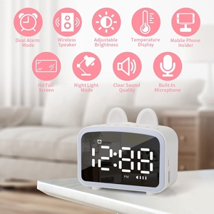 Digitaler Wecker USB Ladeanschluss NEU Bild 5