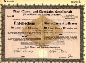 20 Historische Wertpapiere Dt. Reich Aktien 1906-1943 Bild 13