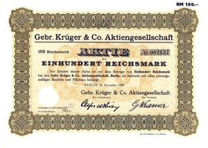 20 Historische Wertpapiere Dt. Reich Aktien 1906-1943 Bild 1