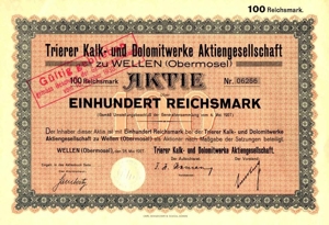 20 Historische Wertpapiere Dt. Reich Aktien 1906-1943 Bild 18