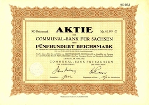 20 Historische Wertpapiere Dt. Reich Aktien 1906-1943 Bild 6