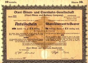 20 Historische Wertpapiere Dt. Reich Aktien 1906-1943 Bild 14