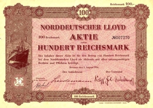 20 Historische Wertpapiere Dt. Reich Aktien 1906-1943 Bild 11