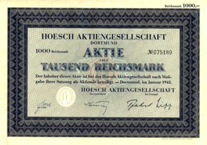 20 Historische Wertpapiere Dt. Reich Aktien 1906-1943 Bild 7