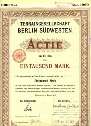 20 Historische Wertpapiere Dt. Reich Aktien 1906-1943 Bild 17