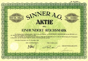 20 Historische Wertpapiere Dt. Reich Aktien 1906-1943 Bild 16