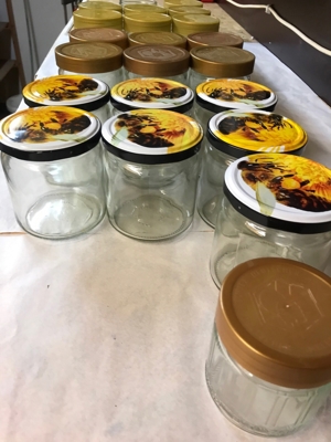 Honiggläser, Marmeladgläser, 500g, mit Deckel 0,50 Stück Bild 3