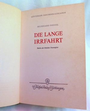 Die lange Irrfahrt v. Hildegard Diessel, ein Jugendroman aus den 70er Jahren Bild 3