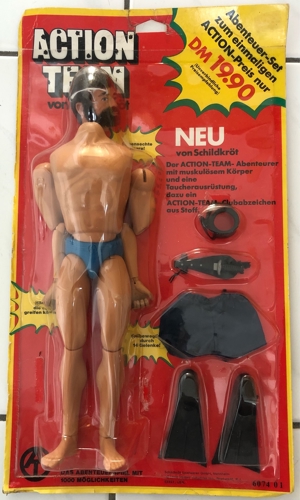 ACTION TEAM   MAN SAMMLUNGSAUFLÖSUNG SCHILDKRÖT   PALITOY 1970 80 Bild 7