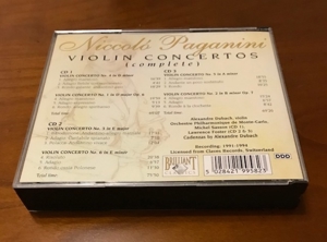 Niccoló Paganini - Violin Cocertos Complete, 3-CD-Boxset