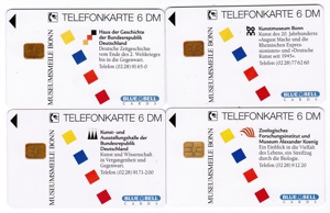 Telefon Sammler Karten Museumsmeile Bonn, 4 x Blue Bell Cards Bild 3