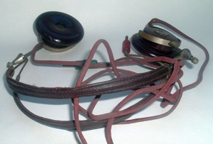 Historischer Kopfhörer, PILCA Luxus, Funkkopfhörer Bild 1