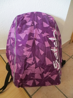 Satch Pack by Ergobag Rucksack Schulranzen Purple Hibiscus 4 - tlg. Set Schulrucksack SUPER Zustand Bild 8