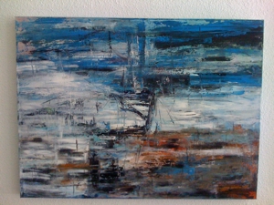 Acrylgemälde Abstrakt auf Leinwand Unikat  60x80  Bild 8