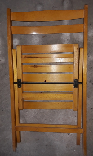 Klappstühle - Holzklappstühle 3 Stück Bild 3