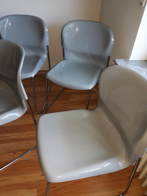 Designerstühle 5 stck. grau drabert sm400k gerd lange design Bild 4