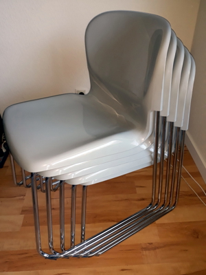 Designerstühle 5 stck. grau drabert sm400k gerd lange design Bild 7